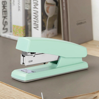 ZEQUAN 0425 Mini agrafeuse manuelle capacité de 20 feuilles fournitures de bureau n ° 12 métal plastique pince à relier en gros