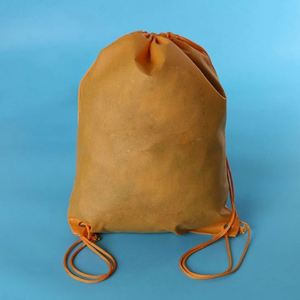 Custom Rpet Logo Promotional Heavy Duty Non Woven Drawstring Backpack Non-woven Draw <b>String</b> <b>Bag</b> - Product Image 4