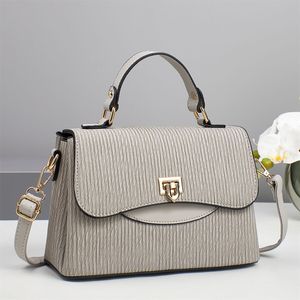 2026 New Fashion Designer Textured PU Waterproof Crossbody <b>Shoulder</b> Bag with Zipper Closure and Single <b>Strap</b> for Women - Product Image 3