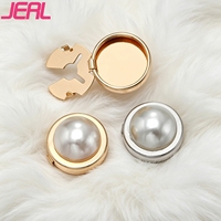 Nouvelles boutons décoratifs amovibles multi-tailles avec perles pour chemises, boutons de manchette, manteaux et chapeaux
