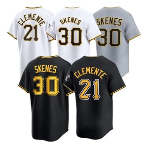 Custom Baseball Softball Jersey <b>Heat</b>-Transfer Printed Polyester Breathable Anti-Bacterial Quick Dry Sportswear Uniform Pockets - Product Image 3
