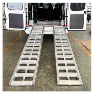 Rampa de Aluminio Reforzada CAIXIN de 4.5m para Remolque, Accesible y sin Barreras, para Equipos, Montacargas, Autos, SUV, ATV, ORV - Product Image 5