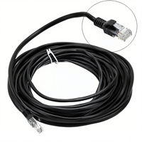 Alta calidad CAT5 CAT5e 40M Metro PVC Cable de red de área local RJ45 Conector OEM ODM Servicio para hoteles Cables de comunicación