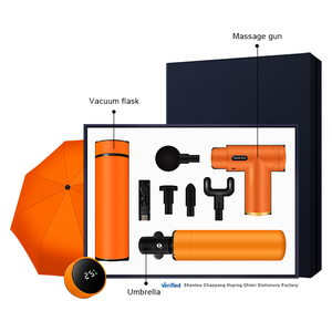 Xách tay sang trọng kinh doanh Bộ quà tặng độc đáo Súng massage chân không Flask & ô cho công ty & khách đám cưới - Product Image 3