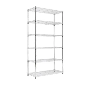 Adjustable Height Rack From Rack And Shelf Supplier NSF Approval Metal 304 Stainless Steel Wire Shelving