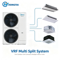 Nouvelle Arrivée Midea 8-30HP 22.4-85kW Unité Extérieure VRF à Connexion Rapide Sans Soudure pour Rénovation
