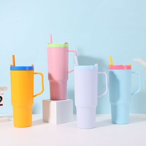 Tazza da Viaggio in Plastica Glitterata da 34oz (2026) e Tazza da Camionista a Doppia Parete da 40oz per Bevande Fredde, Tazza da Viaggio per Caffè Mega Tumbler da 40oz con Manico - Product Image 2