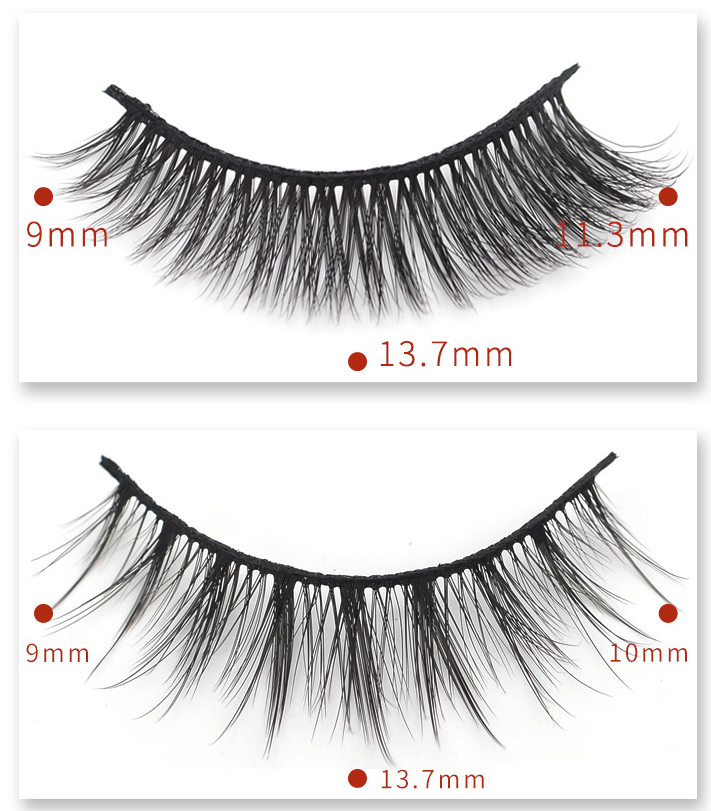 Invisible magnet eyelash style01