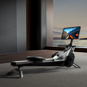 YPOO home Gym Fitness Equipment Haute Intensité 100 Niveau Réglage de la Résistance <span class=keywords><strong>Rameur</strong></span> à Air <span class=keywords><strong>Rameur</strong></span> Intelligent avec YPOOFIT APP - Product Image 4