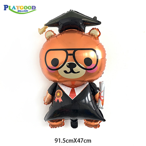 Haute Qualité Feuille Ballon Décorations De Fête Coloré <span class=keywords><strong>Grand</strong></span> Docteur <span class=keywords><strong>Smiley</strong></span> Bleu Graduation Ballons - Product Image 2