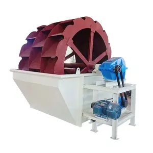 Hohe Kapazität Natürlicher Fluss-Sand-Waschausrüstung Rad Steinhof Sandwaschmaschine