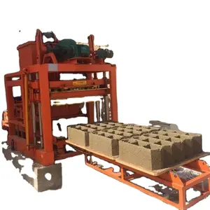 cement brick making machinery 4-26C concrete interlocking cement block making machine hot sale in south africa