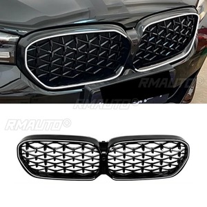 Car <b>LED</b> Bumper Grill Decorative Strips Racing Grille Body Kit Front Bumper Grill for BMW 5 Series G30 2021-2023 Exterior Part - Product Image 1