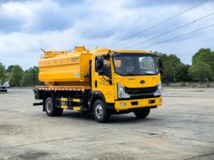 รถบรรทุกทำความสะอาดท่อระบายน้ำซิโนทรัค M3 4x2 สำหรับงานหนัก ถังขนาดใหญ่ 10 ลูกบาศก์เมตร เครื่องยนต์เว่ยไช่ สำหรับบำบัดกากขยะในเขตเทศบาล - Product Image 4