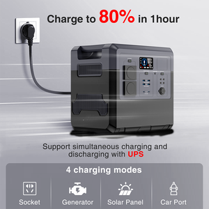 Centrale Électrique Portable OEM d'Usine 2400W 1000W 2662Wh, Générateur Solaire pour Camping-Car, Camping et Alimentation de Secours d'Urgence - Product Image 3