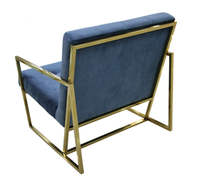 Chaise de salle à manger moderne en acier inoxydable, nouveau design
