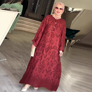 <span class=keywords><strong>Abito</strong></span> da Donna Elegante con Collo Alto e Stampa a <span class=keywords><strong>Maniche</strong></span> <span class=keywords><strong>Lunghe</strong></span>, Nuova Collezione Autunno 2025 - Vendita all'Ingrosso per Boutique - Product Image 2