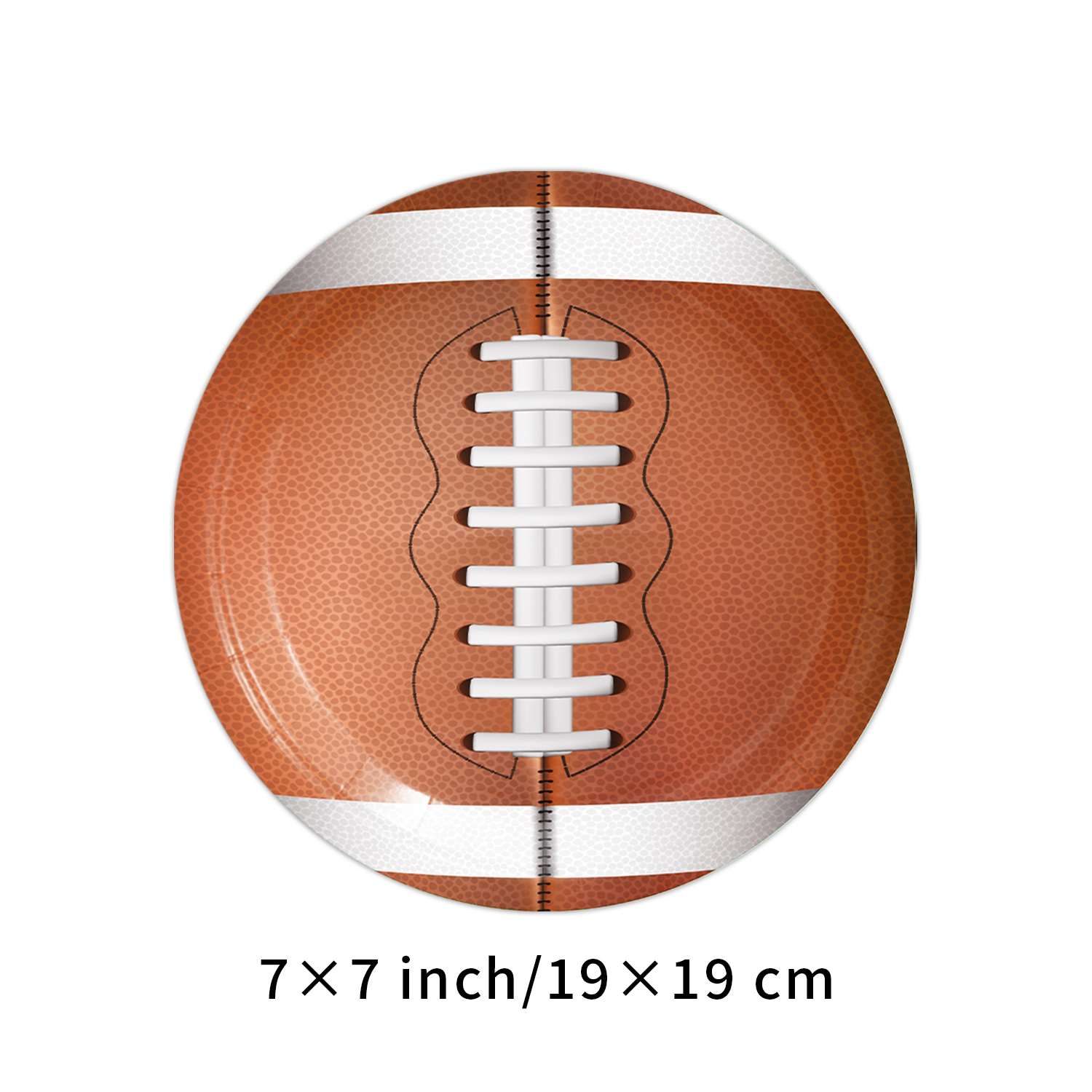 Marrón 7 pulgadas * 10 piezas