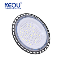 Éclairage d'entrepôt de fournisseur d'usine, étanche IP66, projecteur LED UFO 150W pour hauts plafonds