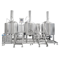 Équipement de brassage de bière domestique 300L 500L avec garantie de 6 ans, composants PLC et longue durée de vie