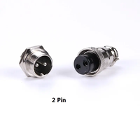 Conector GX16 de Aviación Macho de 2, 3, 4 y 5 Pines, Cable Negro Recubierto para Teclado, Buen Precio