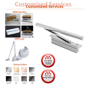 Ferme-<span class=keywords><strong>porte</strong></span> invisible moderne dissimulé, non-mains libres, robuste, à double vitesse, pour <span class=keywords><strong>porte</strong></span> invisible, 40-65 kg, silencieux - Product Image 4