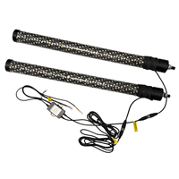 2FT RGB LED Fahnenmast-Lichtset 12V Wasserdichtes LED-Peitschenlicht für LKW ATV UTV Offroad Sanddünen Sicherheitswarnleuchte Neu
