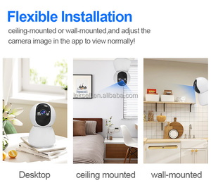 กล้องวงจรปิดไร้สาย V380 5MP Wifi CCTV PTZ ระบบความปลอดภัยบ้านอัจฉริยะ H.265 พร้อมเซ็นเซอร์ CMOS กล้องดูเด็ก Snowman สำหรับขายส่ง - Product Image 2