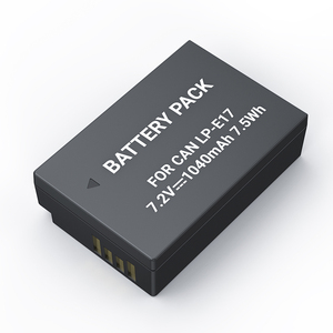 แบตเตอรี่ดิจิตอลแบบชาร์จไฟได้ LP-E17 7.2V สำหรับ EOS R8/<span class=keywords><strong>R10</strong></span>/R100/R50/M3/M5/M6 Mark II/200D/250D/750D/800D/850D/760D - Product Image 2