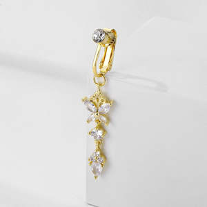 Gaby Nouveau Anneau de <span class=keywords><strong>Nombril</strong></span> Papillon Cœur Non-Perçant, <span class=keywords><strong>Clip</strong></span> Mignon pour <span class=keywords><strong>Nombril</strong></span>, Faux <span class=keywords><strong>Piercing</strong></span> de <span class=keywords><strong>Nombril</strong></span>, Manchette de <span class=keywords><strong>Nombril</strong></span>, Bijou - Product Image 5