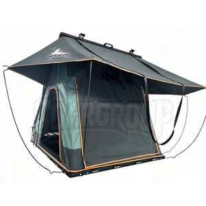 Tente de toit rigide pliable quatre saisons en Oxford, légère (49 kg), pour 2-3 personnes, avec toit triangulaire de 8 cm, imperméable, directement de l'usine - Product Image 2