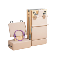 Assemblage rapide Bois de chêne Pilates Reformer Machine Équipement de qualité Studio Gym Accessoires pour la maison Fabriqué en érable pour l'application du corps
