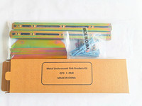 Kit de support triangulaire réglable pour évier sous plan, en acier inoxydable, céramique coulée, zinc jaune, carbone 3mm, modèle HT 0265