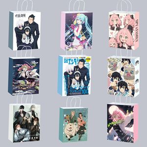 Bolsas de Regalo de Papel con Diseño de Anime de 27 cm, con Personajes como Luffy, Tanjir y Jugadores de Fútbol de Élite, para Almacenamiento y Regalos con Estilo - Product Image 2