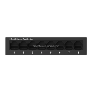 สวิตช์เครือข่ายกิกะบิตแบบไม่ต้องจัดการ 8 พอร์ต ราคาขายส่ง 10/100/1000Mbps RJ45 - Product Image 6