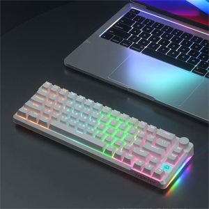 X518 68 <b>Key</b> Low Price Wireless Electronics Rechargeable Notebook Desktop Diy Pc Wired Mini Backlit Mechanical Gaming <b>Keyboard</b> - Product Image 3
