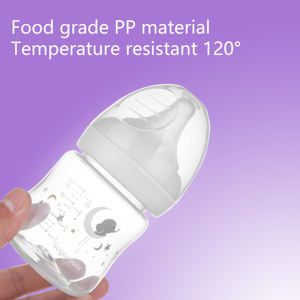 Bouteille de lait pour bébé de haute qualité sans BPA non toxique 0-12 mois 4 oz à large ouverture à débit lent anti-colique <span class=keywords><strong>Bebe</strong></span> Confort - Product Image 4