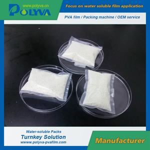 Película de Plástico Soluble en Agua de PVA Ecológica y No Tóxica de Polyva para Agroquímicos, Película de Embalaje para Detergente en Polvo - Product Image 2