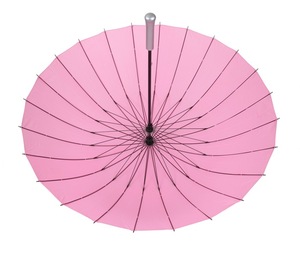 Más barato <span class=keywords><strong>Rosa</strong></span> 24 costillas foto personalizada a prueba de viento fibra de vidrio Manual Stick paraguas fabricante China - Product Image 2