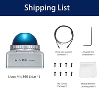 Livox Mid360S Lanwo LIDAR Livox Mid-360 Scanner LIDAR DJI pour l'exploration d'obstacles, la topographie et la protection des personnes/aires CE