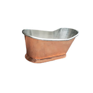 Copper <b>Bath</b> Tub with <b>Tin</b> Inner Free Stand Copper Bathroom Tubs Manufacturer of <b>Bath</b> Tub - Product Image 1