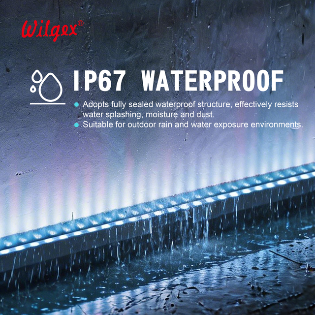 IP67 Flexible LED Wall Washer Light Bendable Cuttable 250mm RGB Full Color Uniform Wash Outdoor 5-Year Warranty 36x25mm