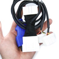 Cable Adaptador de Diagnóstico CAN ICarsoft E2 para Tesla, OBD2 OBDII J1962, Conector de Escáner EV