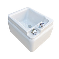 Bassin de pédicure professionnel en acrylique pour spa des pieds, petite baignoire de pédicure en surface solide