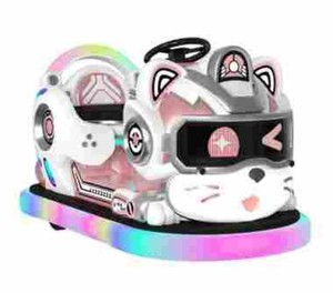Coche de juguete eléctrico para niños con diseño de dibujos animados Ao Bing, con luces LED y juego de disparos para uso en interiores/exteriores en el hogar. - Product Image 4