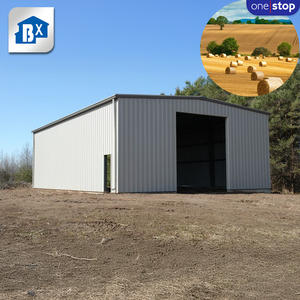 Entrepôt à structure en acier de style design industriel 200m2 à guichet unique préfabriqué pour l'agriculture de stockage de garage - Product Image 2