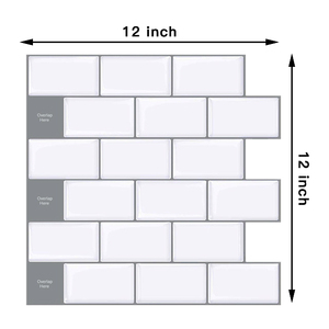 Mattonelle parete Backsplash carta da parati autoadesiva cucina piastrelle della metropolitana per la decorazione della casa - Product Image 1