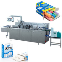 Machine d'emballage de boîtes en carton pour stylos à craie de tableau noir à grande vitesse, machine de cartonnage pour boîtes en papier à craie d'argile