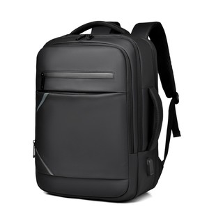 High Quality Men's Casual <b>Backpack</b> <b>Large</b> Capacity Simple Trendy Design <b>Large</b> Capacity Zipper Oxford Polyester - Product Image 1