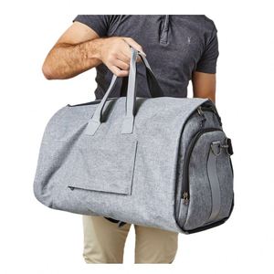 Free sample <b>Travel</b> Luxury Custom-Logo Reusable Foldable Oxford <b>Garment</b> Suit <b>Bag</b> without Weaving - Product Image 1